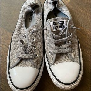 Grey Converse size 8